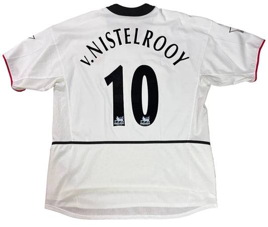 Manchester United 2002/03 Away Nike Football Shirt Extra Large V. Nistelrooy 10