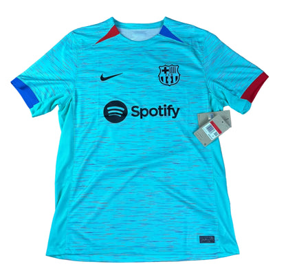 Barcelona 2023/24 Third Nike Football Shirt Large Gavi 8
