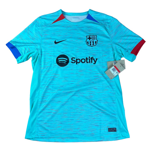 Barcelona 2023/24 Third Nike Football Shirt Large Gavi 8