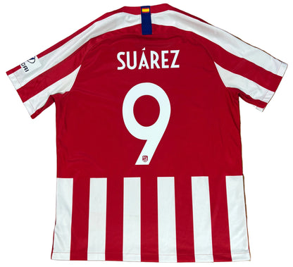 Atletico Madrid 2020/21 Home Nike Football Shirt Extra Large Suarez 9