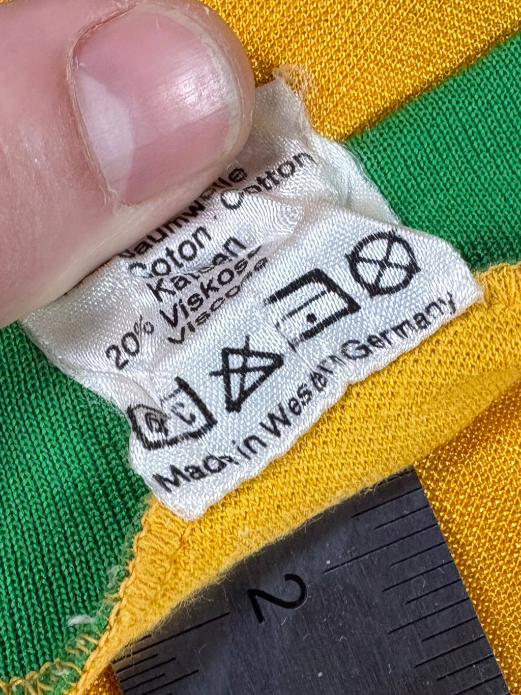 Brazil 1988 Home Erima Football Shirt Small