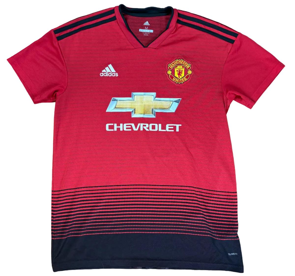 Manchester United 2018/19 Home Adidas Football Shirt Medium