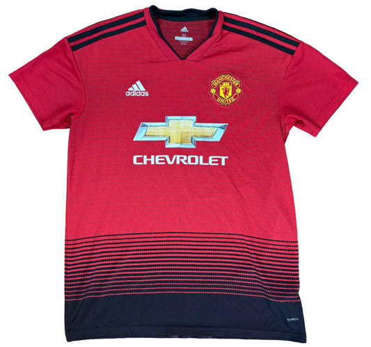 Manchester United 2018/19 Home Adidas Football Shirt Medium