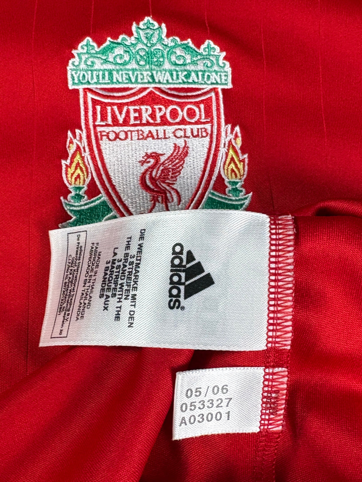 Liverpool 2006/08 Home Adidas Football Shirt Extra Extra Large
