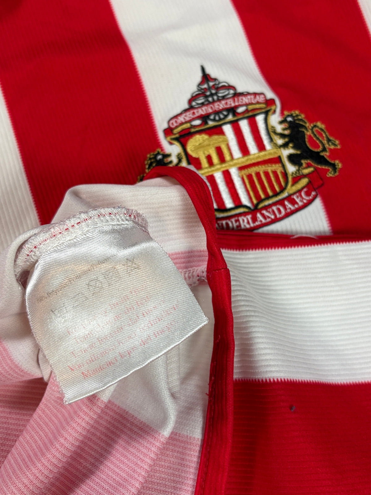 Sunderland 2004/05 Home Diadora Football Shirt Medium
