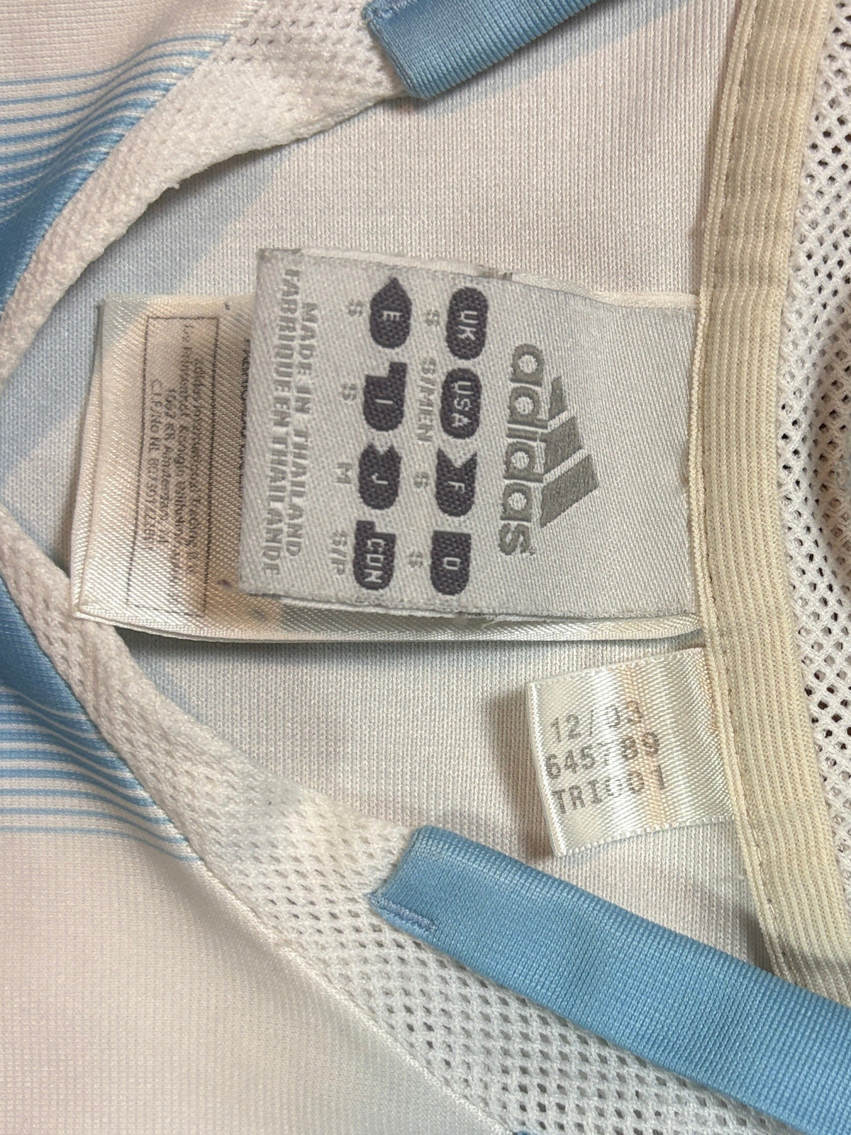 Argentina 2004/05 Home Adidas Football Shirt Small