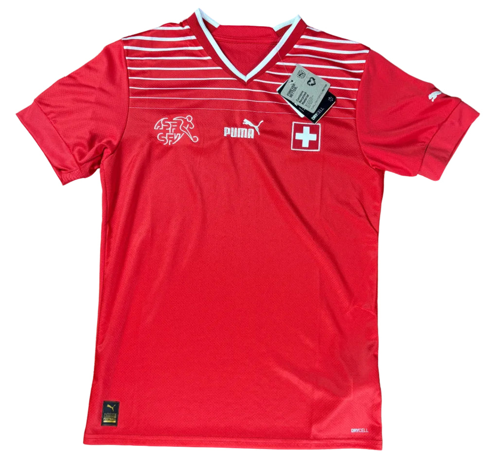 Switzerland 2024 Home Puma Football Shirt Small