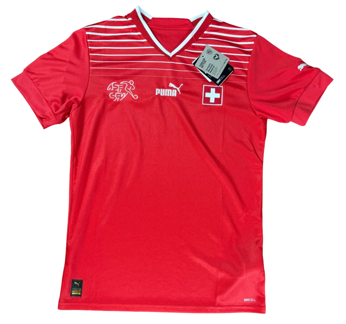 Switzerland 2024 Home Puma Football Shirt Small