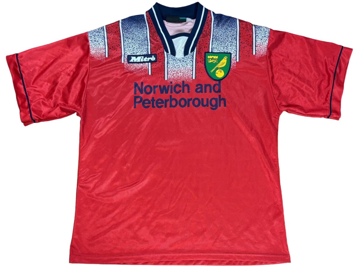 Norwich 1996/97 Home Mitre Football Shirt Large