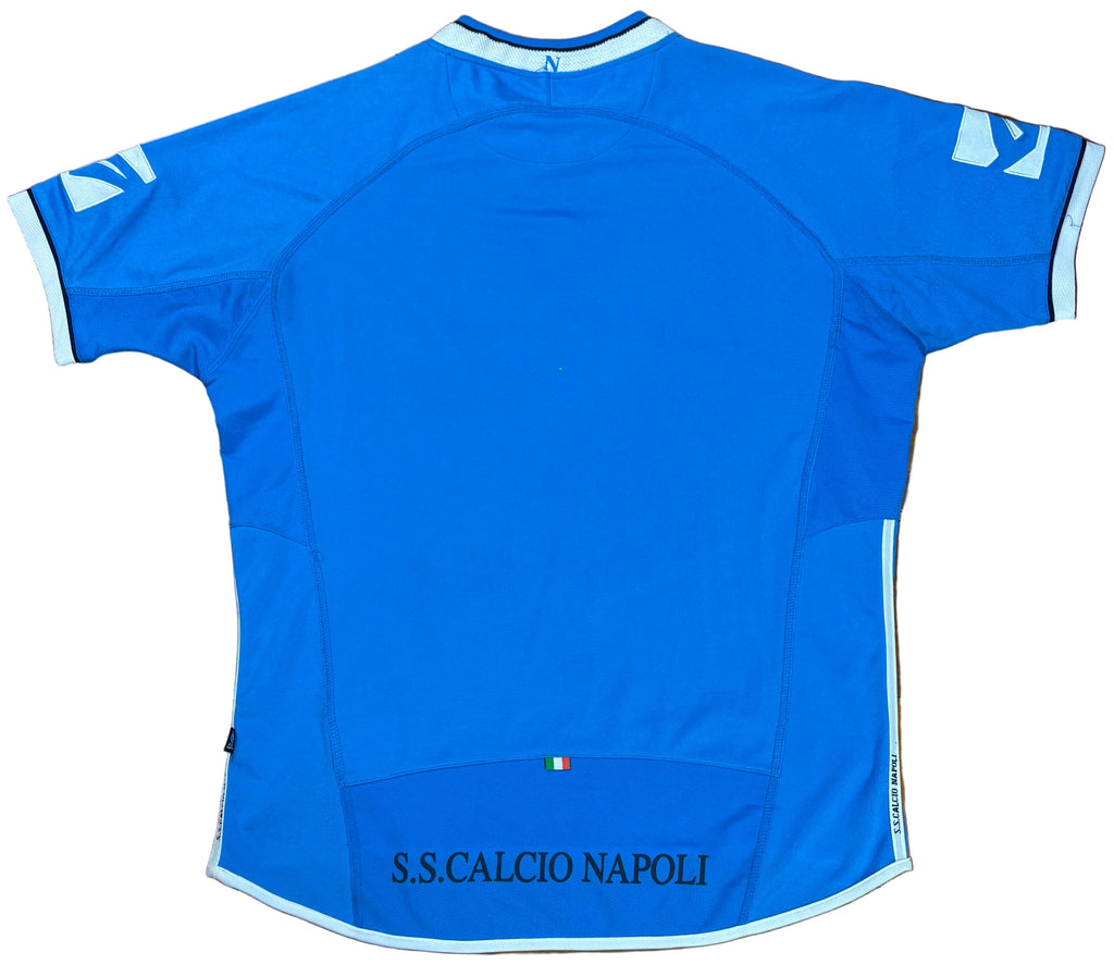 Napoli 2003/04 Home Legea Football Shirt Large