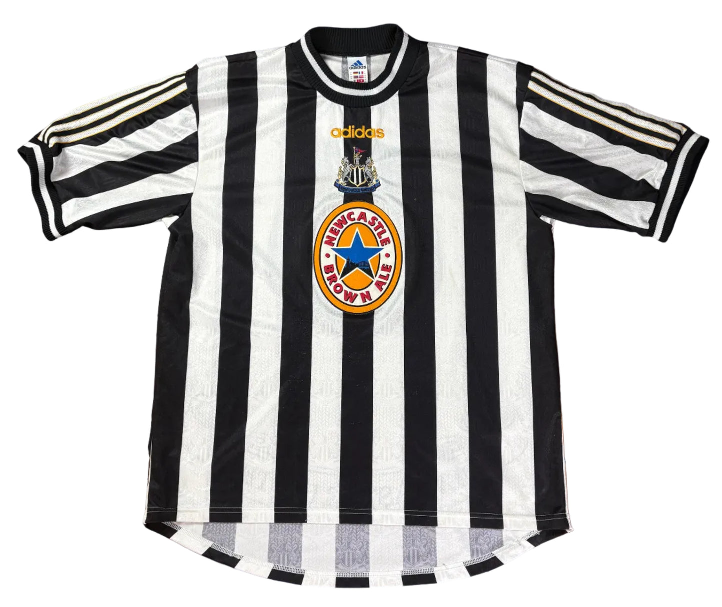 Newcastle United 1998/99 Home Adidas Football Shirt Extra Large