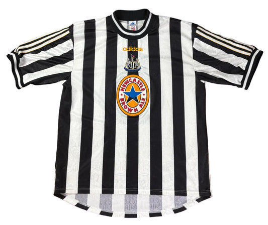 Newcastle United 1998/99 Home Adidas Football Shirt Extra Large