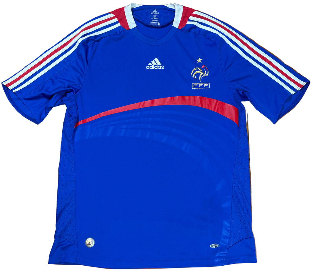 France 2008 Home Adidas Football Shirt Large