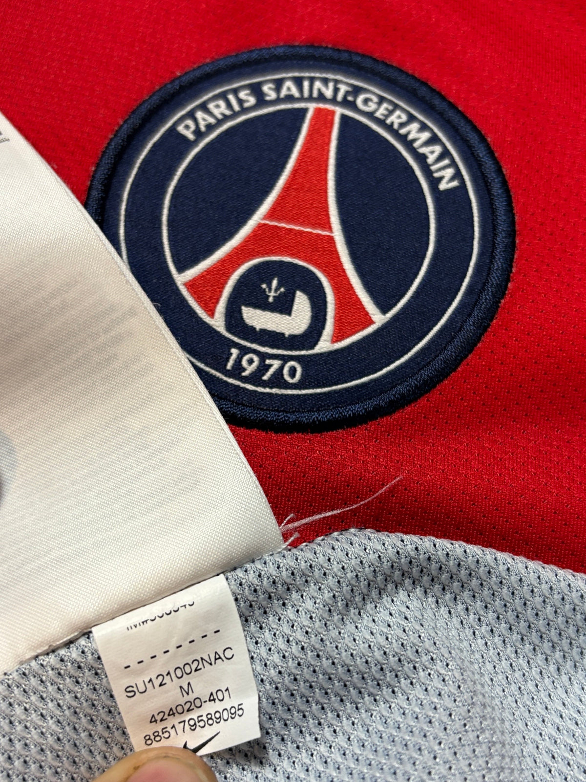 PSG 2011/12 Home Nike Football Shirt Medium