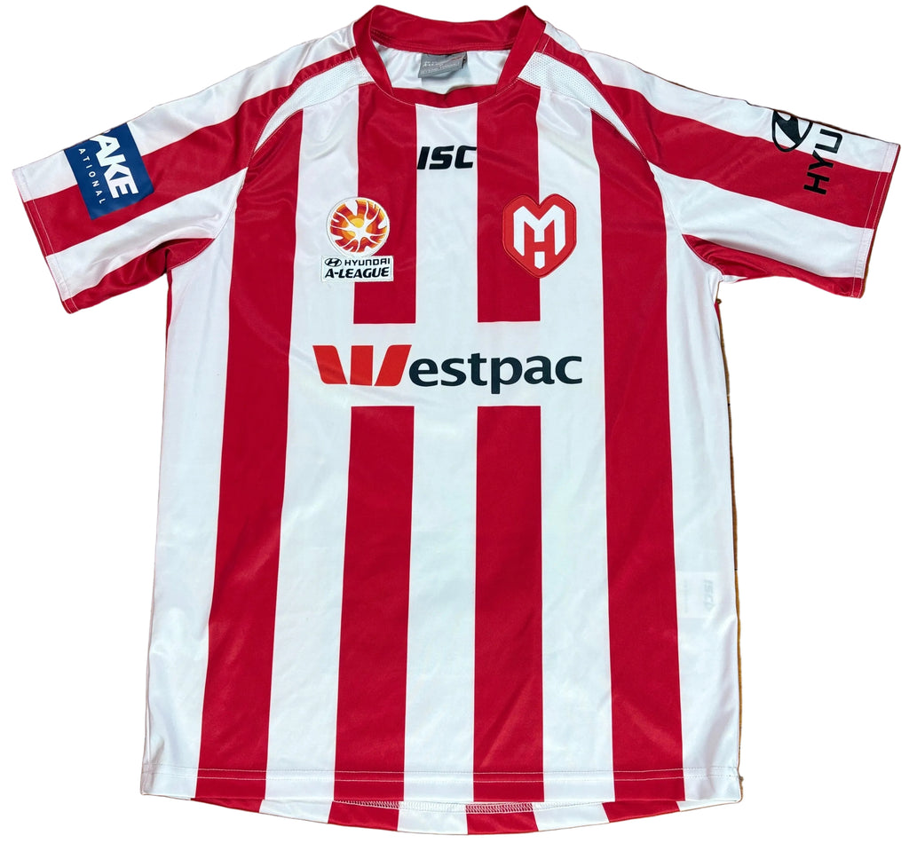 Melbourne Heart 2011/12 Home ISC Football Shirt Medium