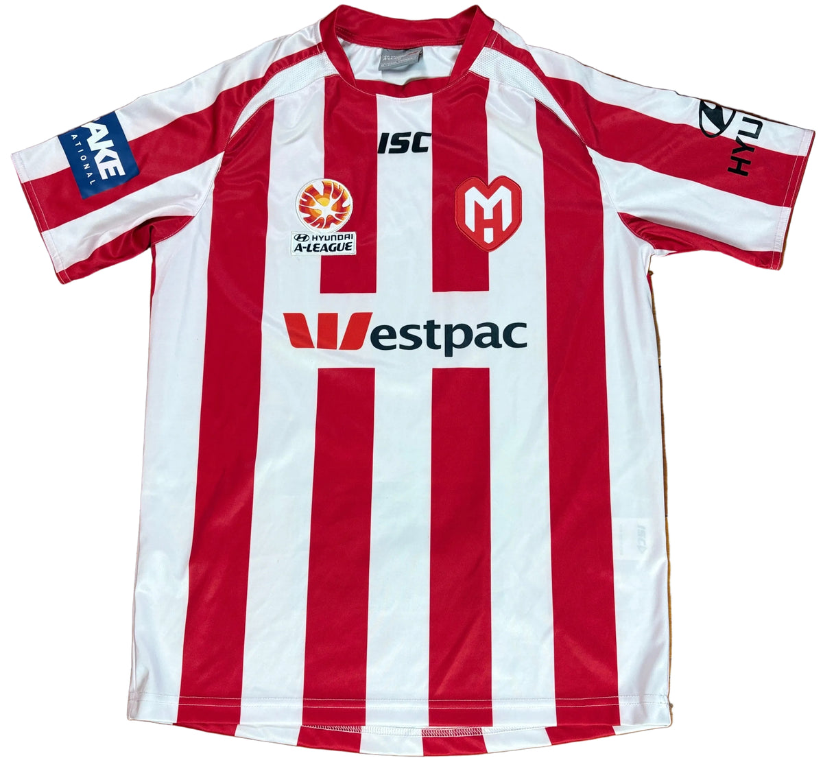 Melbourne Heart 2011/12 Home ISC Football Shirt Medium