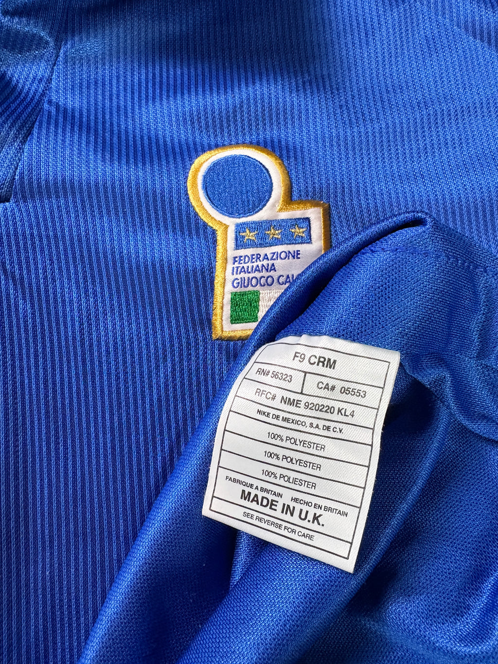 Italy 1998 Home Nike Football Shirt Extra Large