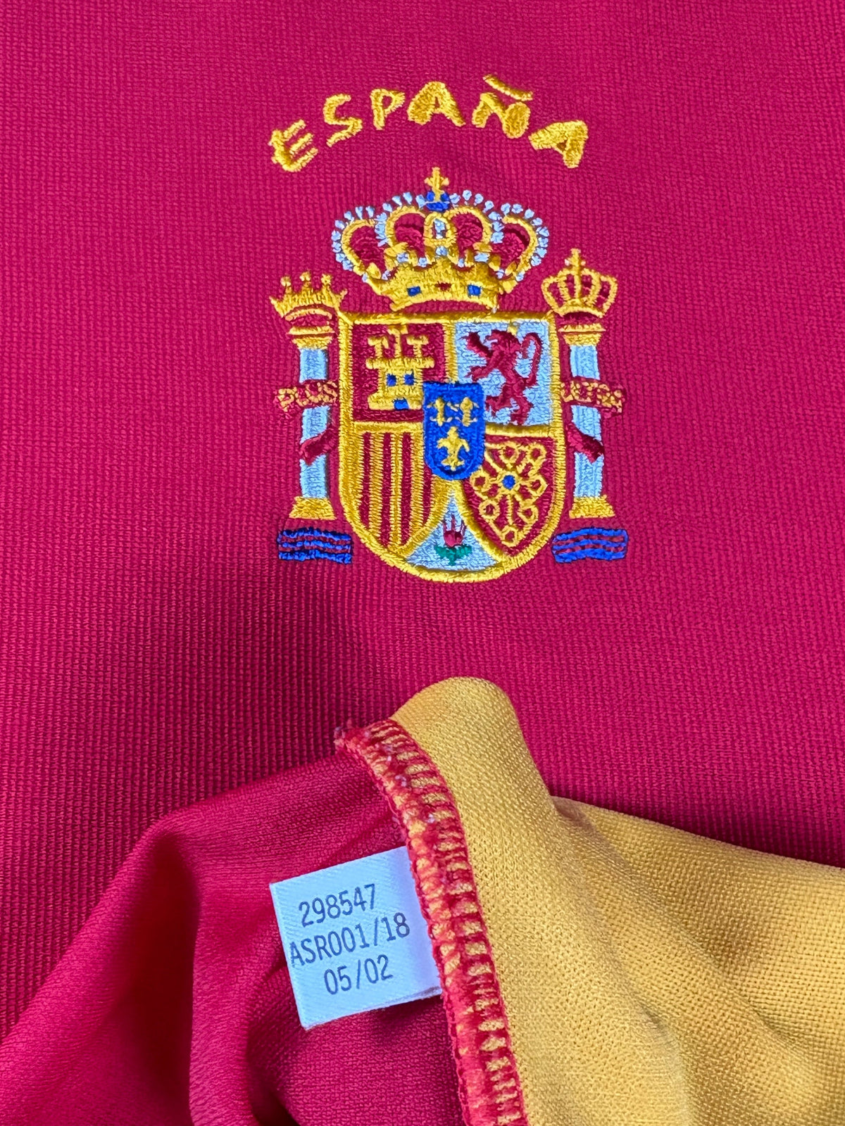 Spain 2002 Home Adidas Football Shirt Extra Large