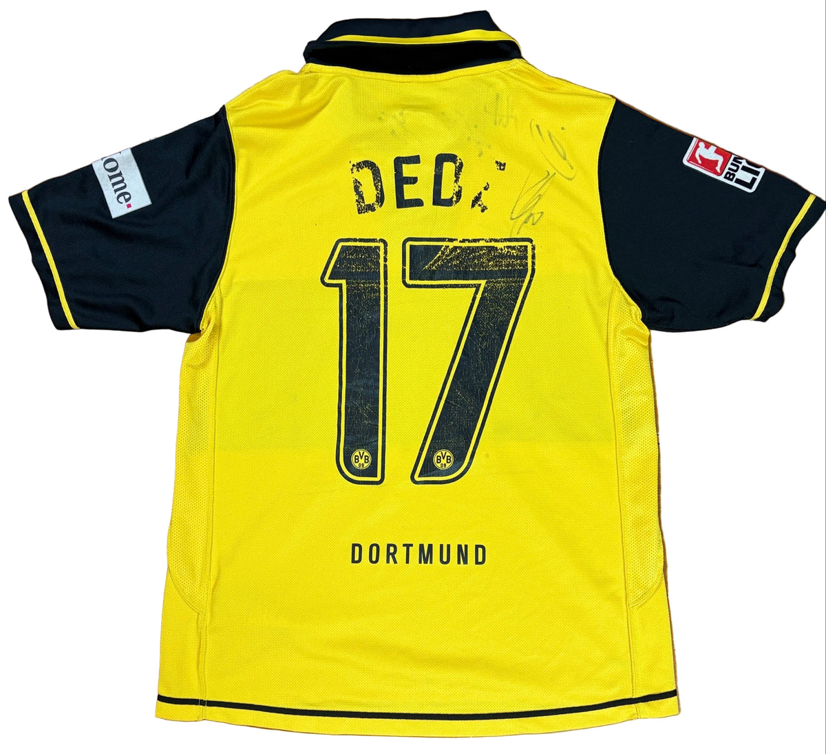 Dortmund 2007/08 Home Nike Football Shirt Small Dede 17