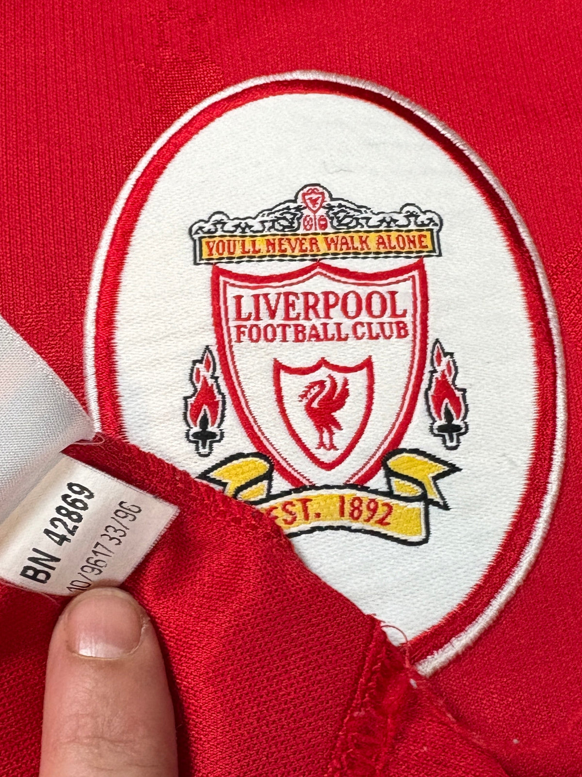 Liverpool 1997/98 Home Reebok Football Shirt XXL