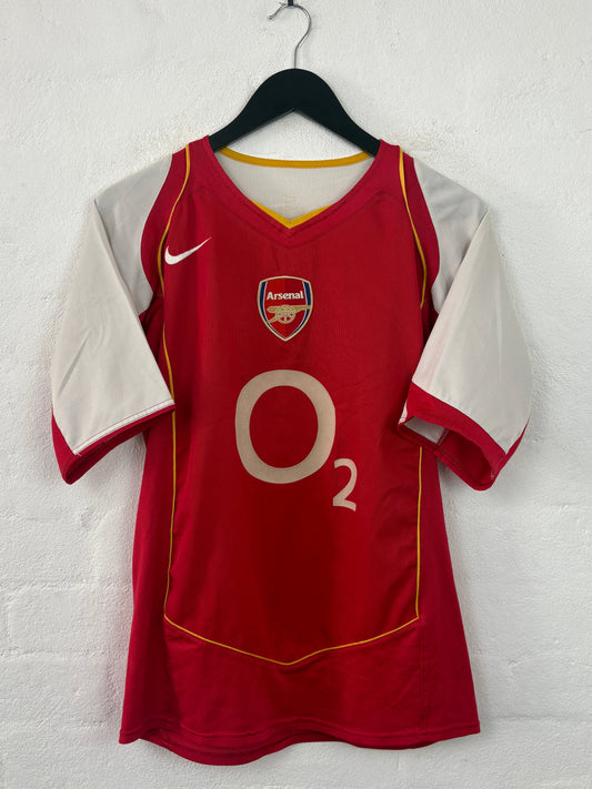 Arsenal 2004/05 Home Nike Football Shirt S Fabregas 15 Tag Fadded