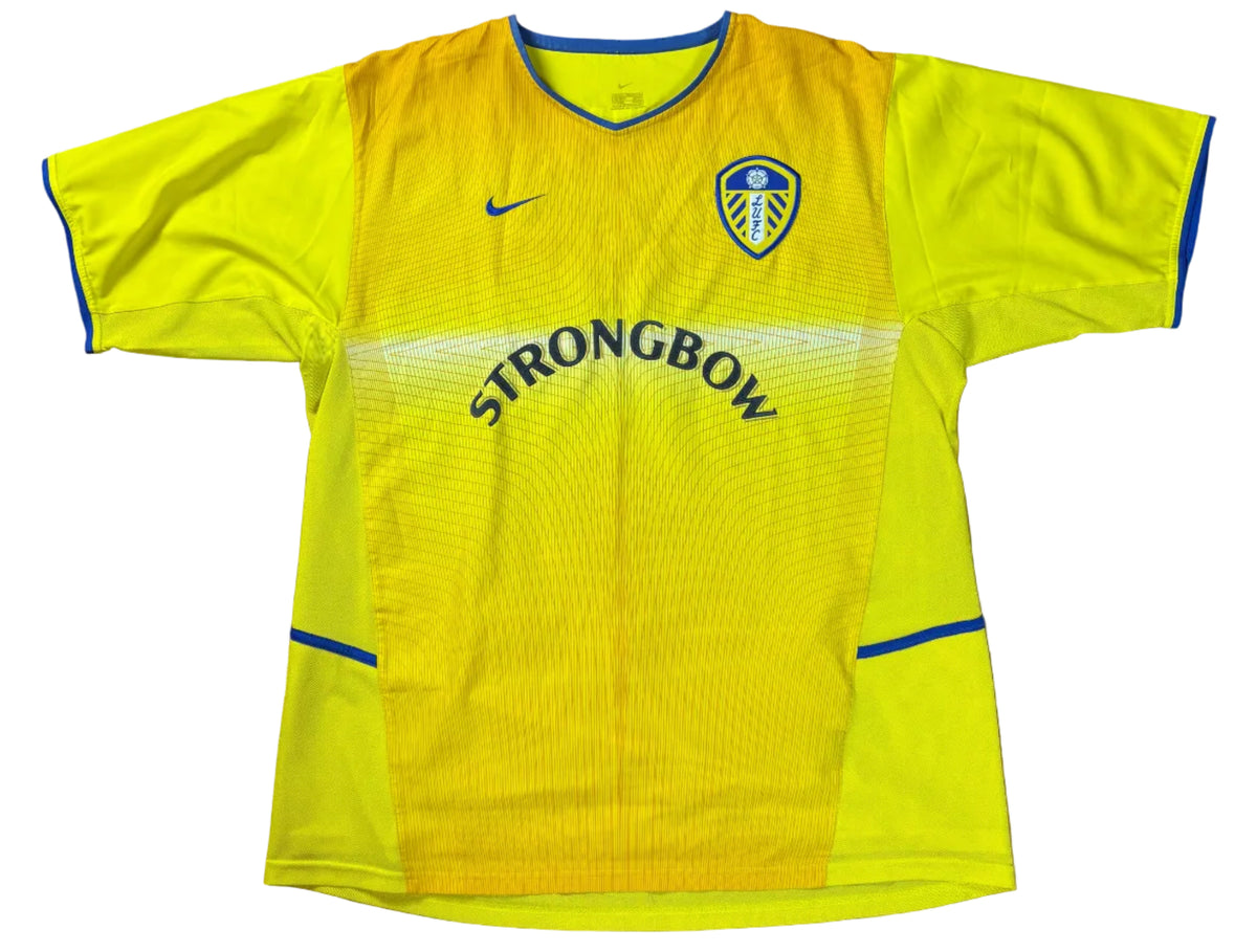 Leeds 2002/03 Away Nike Football Shirt Extra Large Viduka 9