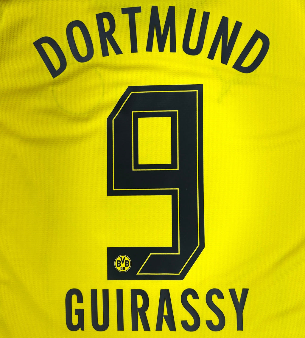 Dortmund 2024/25 Home Puma Football Shirt Large Guirassy 9