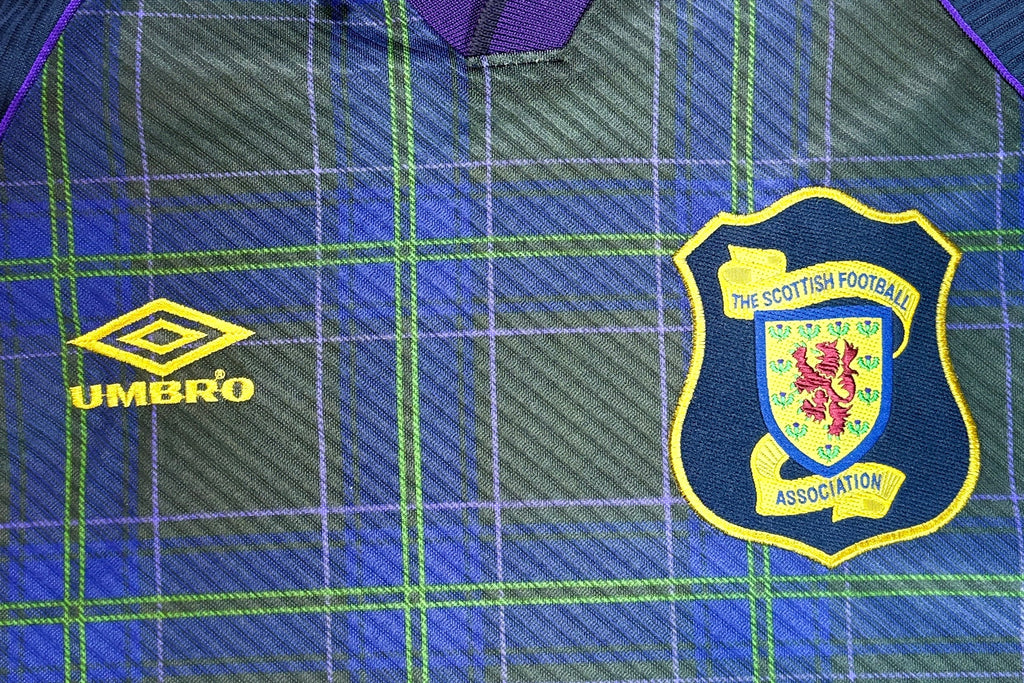 Scotland 1996 Home Umbro Football Shirt Large