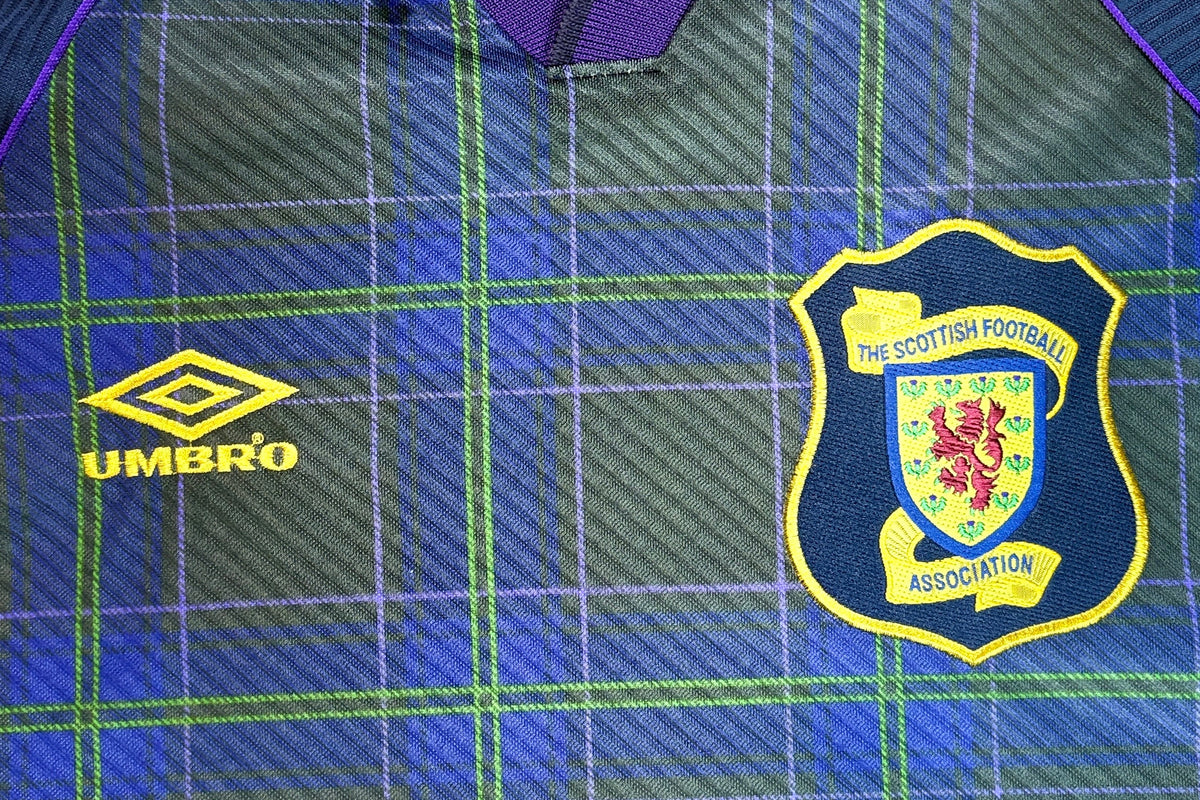 Scotland 1996 Home Umbro Football Shirt Large