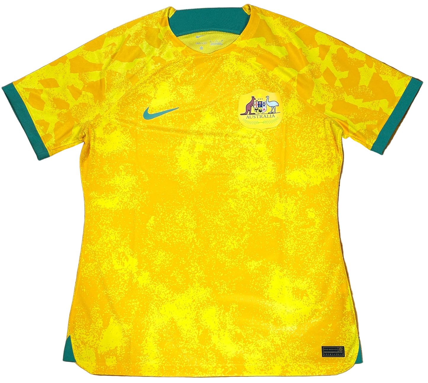 Australia 2022 Home Nike Football Shirt Extra Large Youth Player Issue