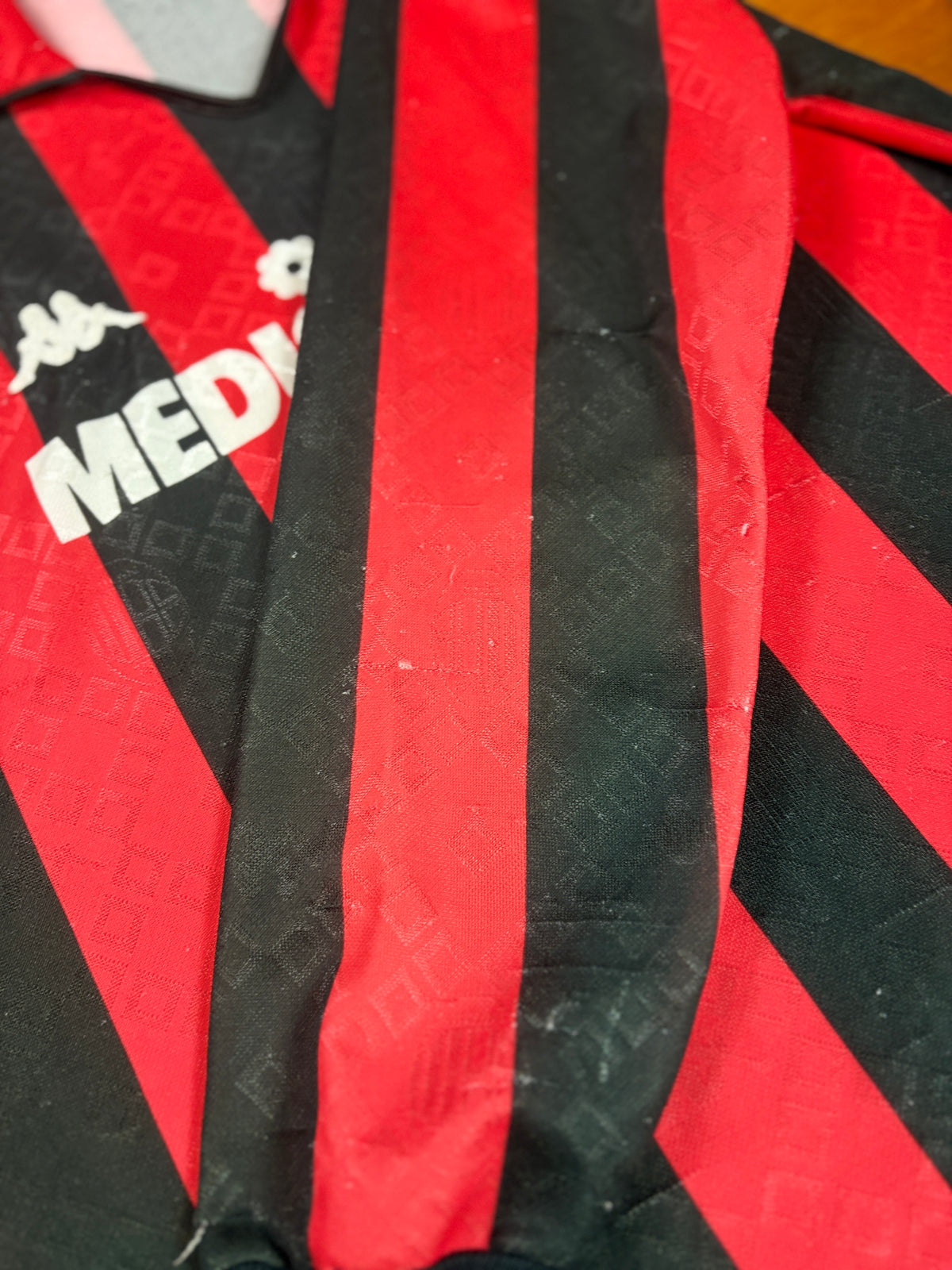 Ac Milan 1989/90 Home Kappa Football Shirt Small Longsleeve