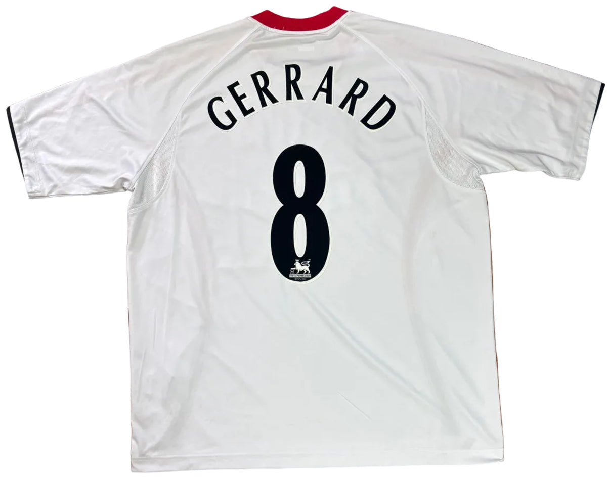 Liverpool 2005/06 Away Reebok Football Shirt Extra Large Gerrard 8