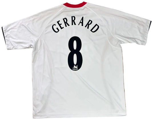 Liverpool 2005/06 Away Reebok Football Shirt Extra Large Gerrard 8