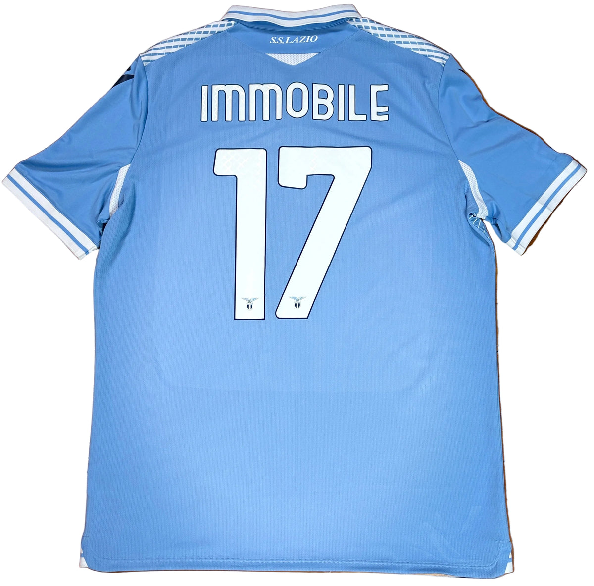 Lazio 2020/21 Home Macron Football Shirt XXL Immobile 17