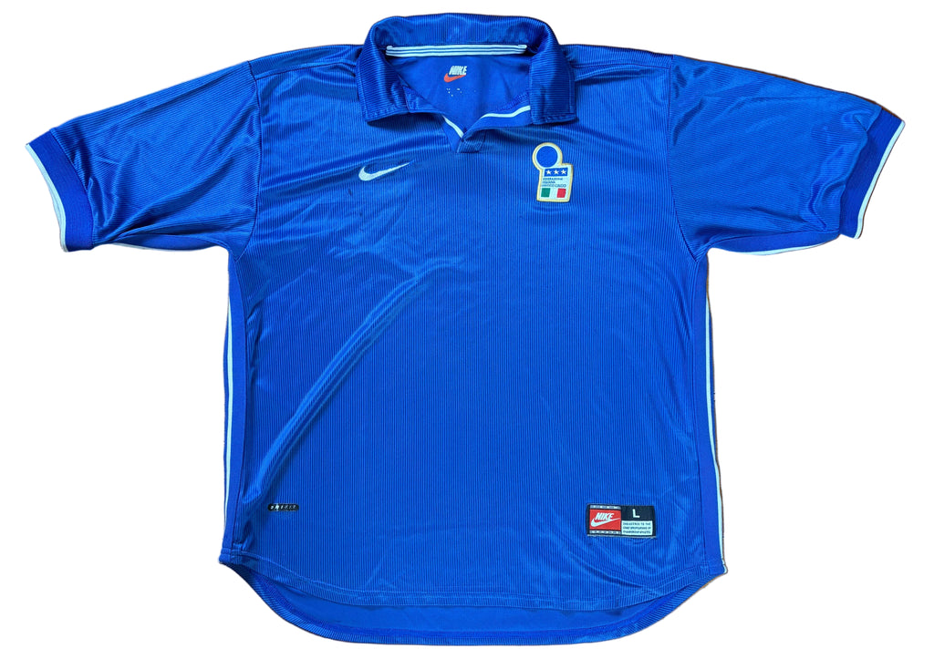 Italy 1998 Home Nike Football Shirt Large