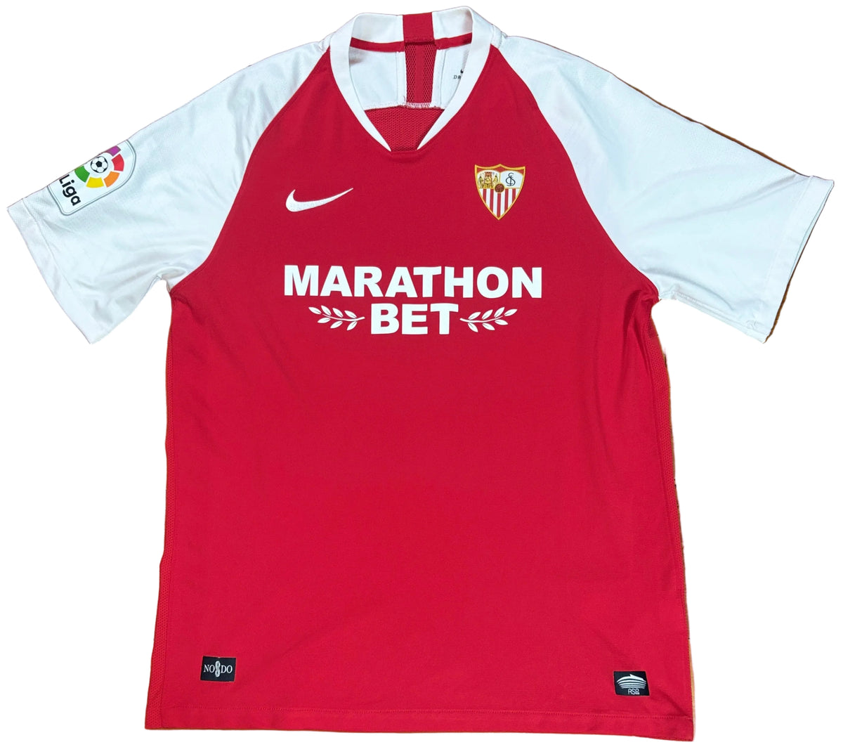 Sevilla 2018/19 Home Nike Football Shirt Large Y. Ne Nesyri 15