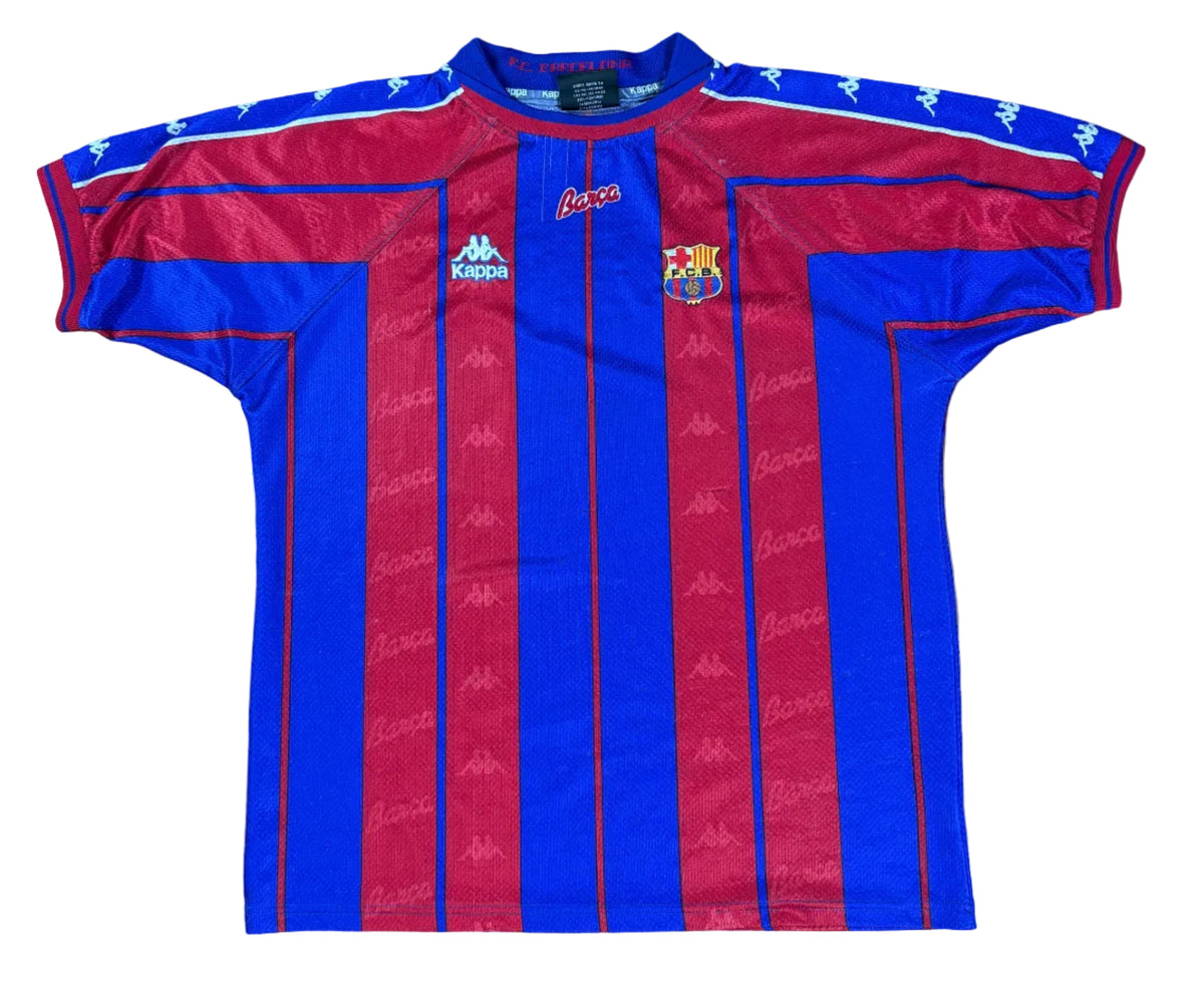 Barcelona 1997/98 Home Kappa Football Shirt Extra Large