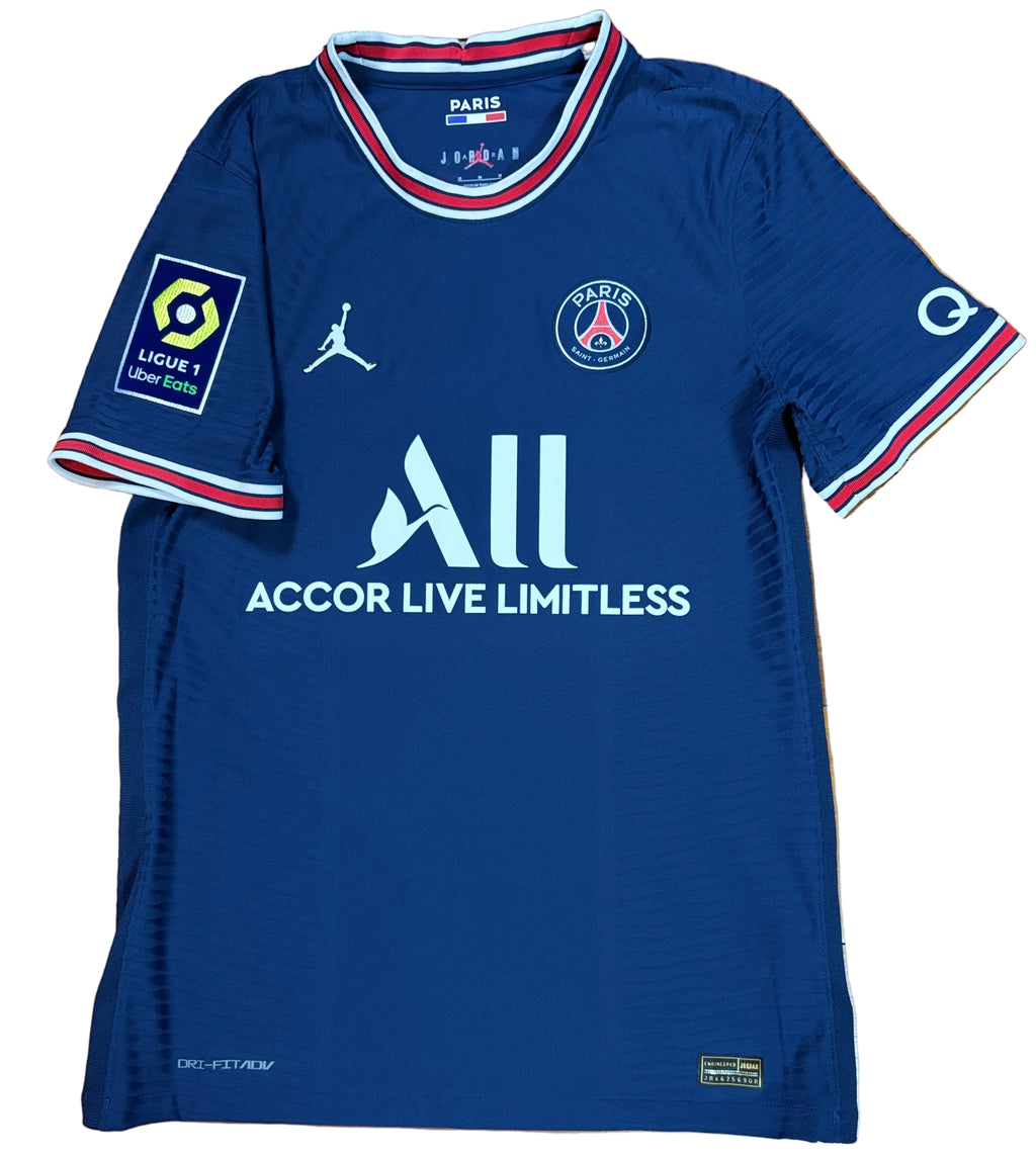 PSG 2021/22 Home Nike Football Shirt Medium Mbappe 7