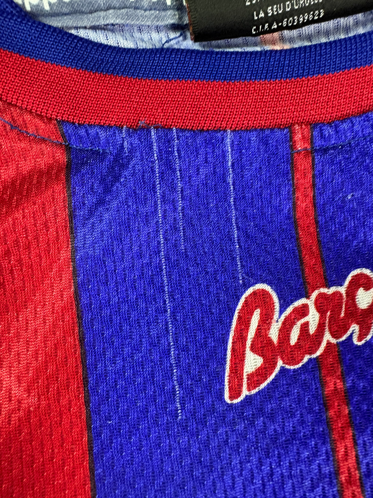 Barcelona 1997/98 Home Kappa Football Shirt Extra Large