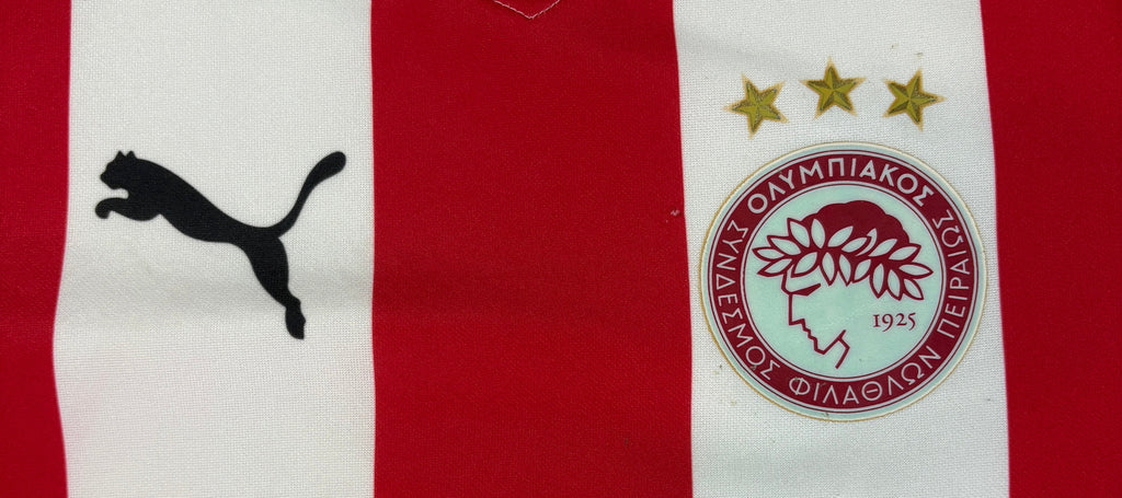 Olympiacos 2005/06 Home Puma Football Shirt Medium