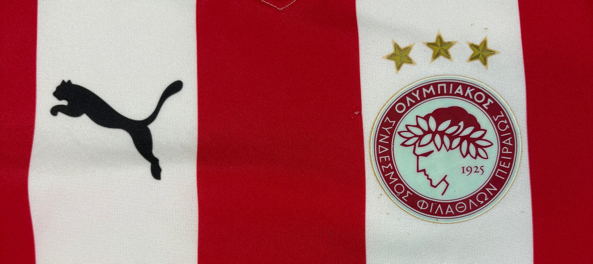 Olympiacos 2005/06 Home Puma Football Shirt Medium