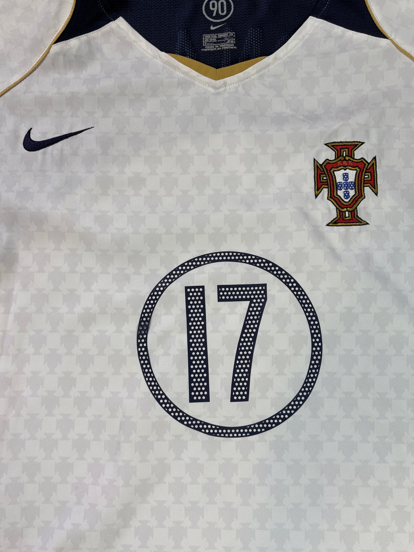Portugal 2004 Away Nike Football Shirt XXL Ronaldo 17