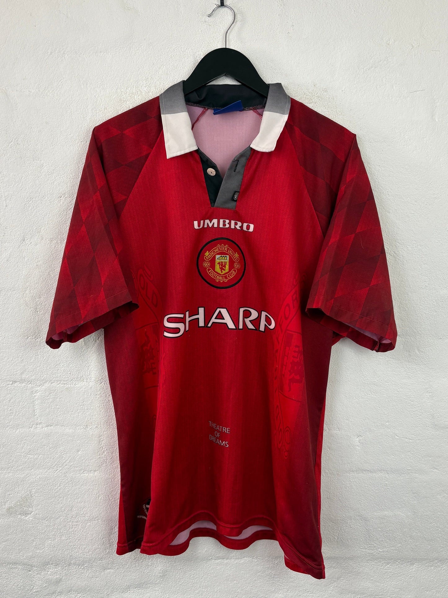 Manchester United 1994/96 Home Umbro Football Shirt XL Cantona 7