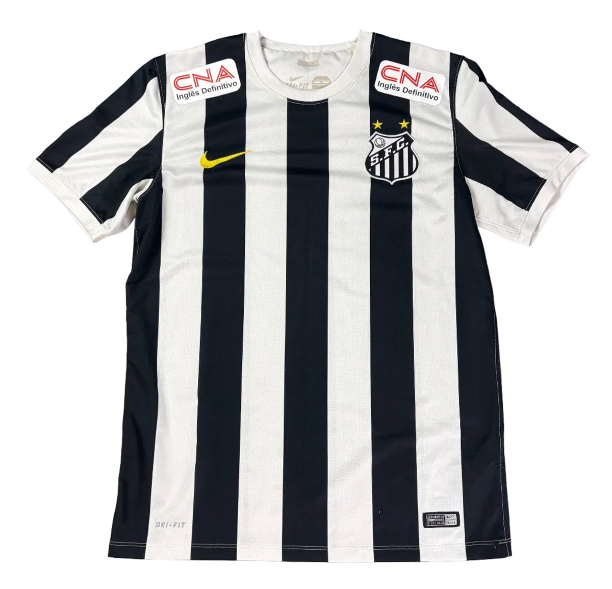 Santos 2014 Away Nike Football Shirt Medium