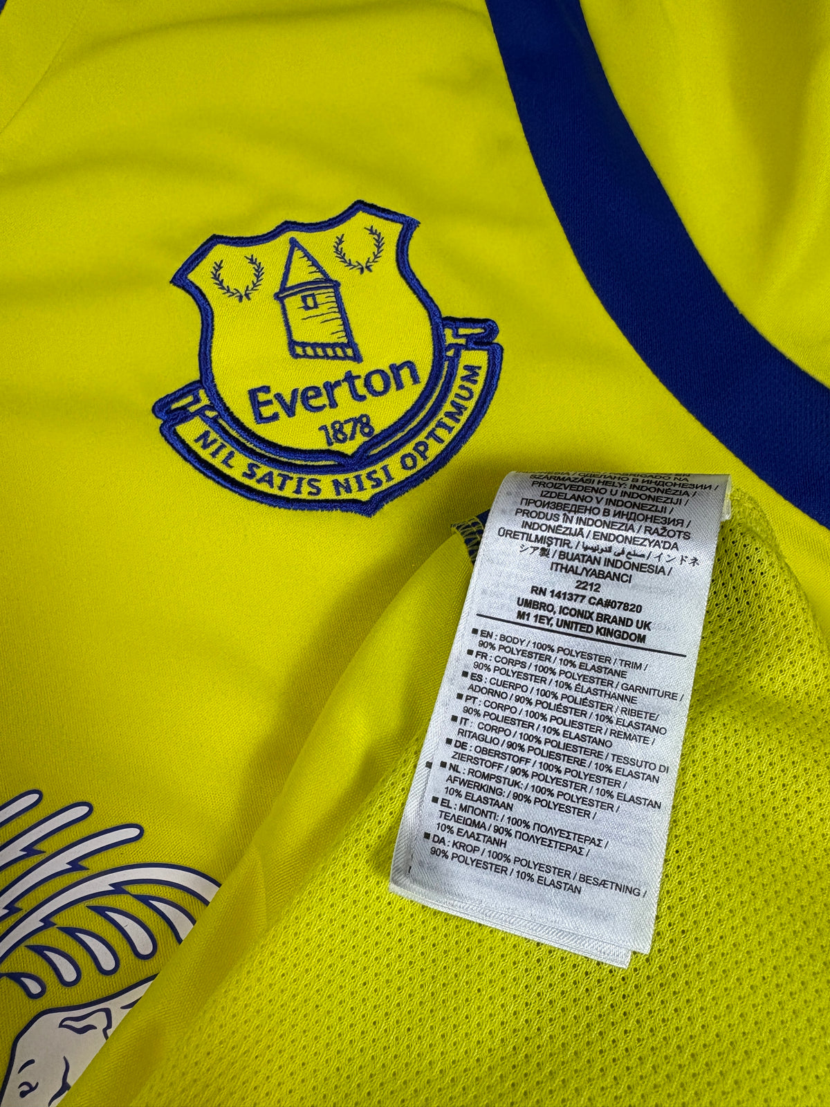 Everton 2016/17 Third Umbro Football Shirt Medium Lukaku 10