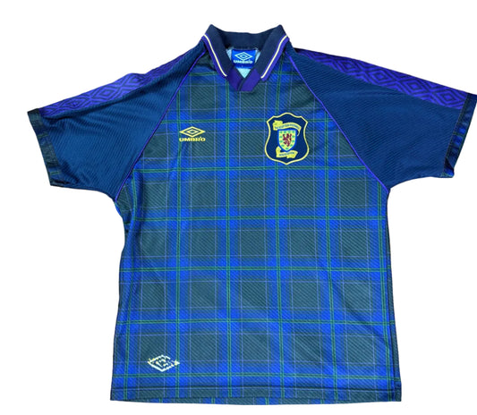 Scotland 1994 Home Umbro Football Shirt Large