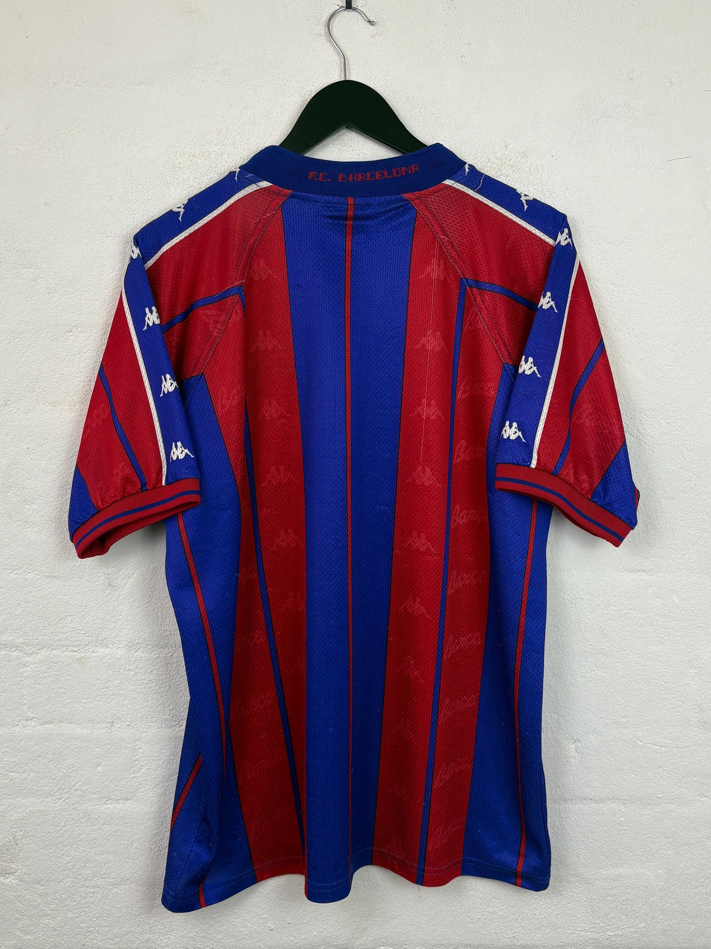 Barcelona 1997/98 Home Kappa Football Shirt Extra Large