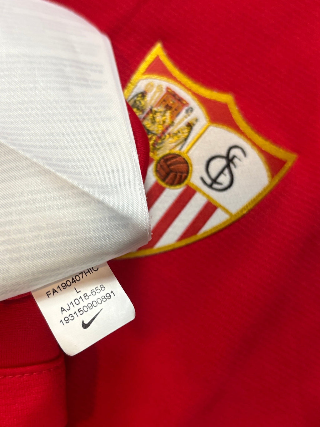 Sevilla 2018/19 Home Nike Football Shirt Large Y. Ne Nesyri 15