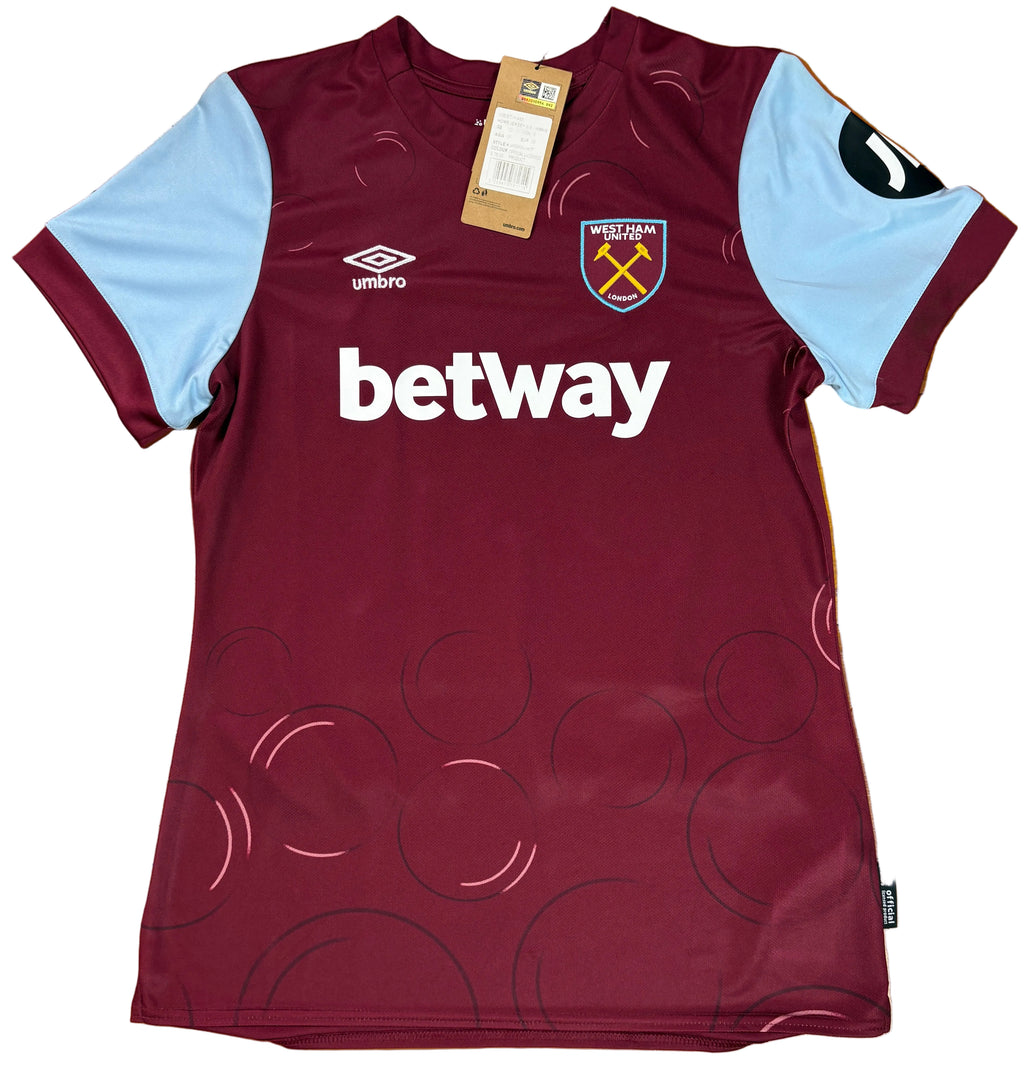 West Ham 2023/24 Home Umbro Football Shirt Large (W) Gorry 22