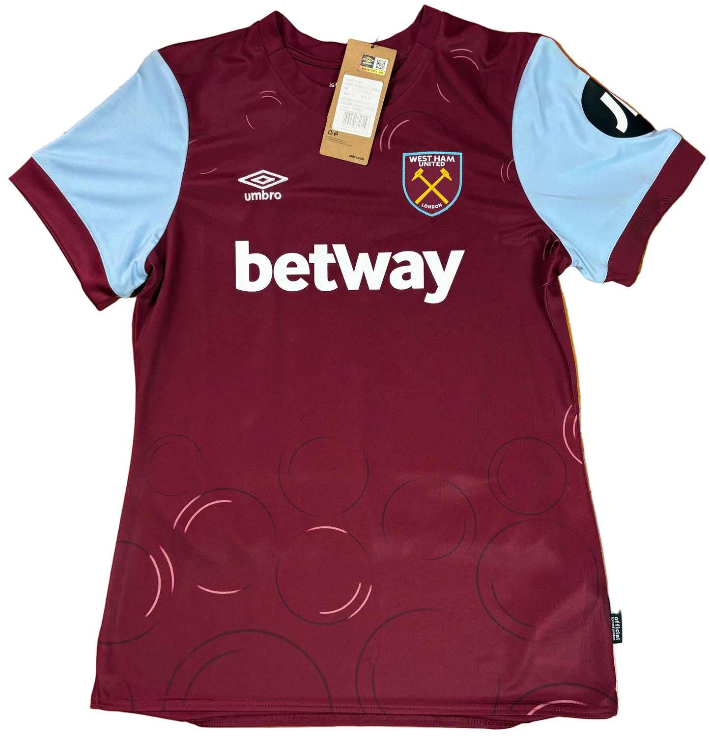 West Ham 2023/24 Home Umbro Football Shirt Large (W) Gorry 22